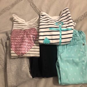 Carters girls size 4 lot